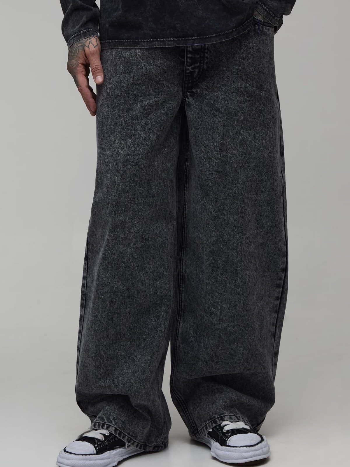Baggy Jeans-acid wash